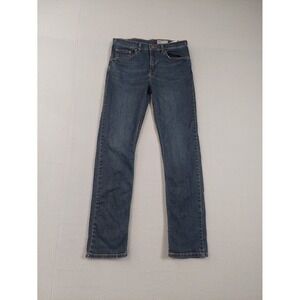 Wrangler Men Jeans 30X32 Blue Zip Button 5 Pockets Stretch Slim Straight Casual
